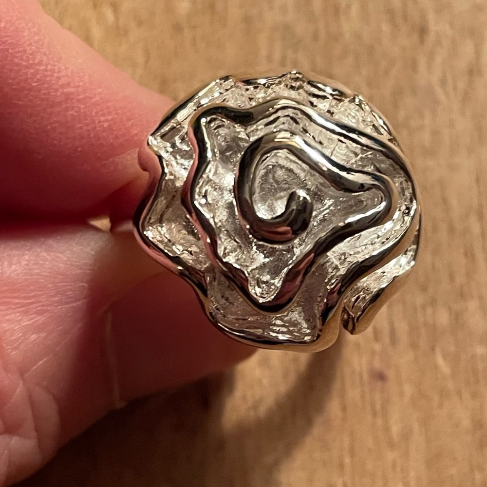 NEW .925 Silver Rose Ring